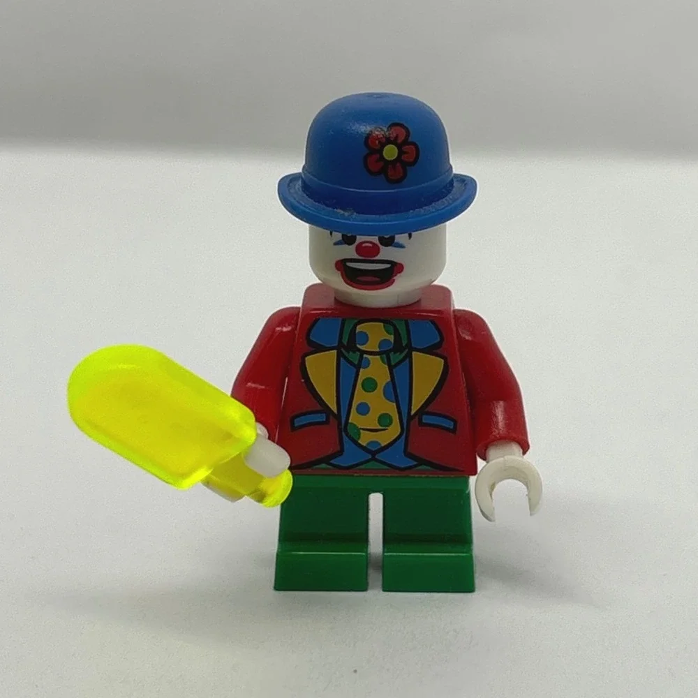 LEGO Minifigure Series 5 Small Clown 8805 col073 Red Jacket Blue Hat Popsicle